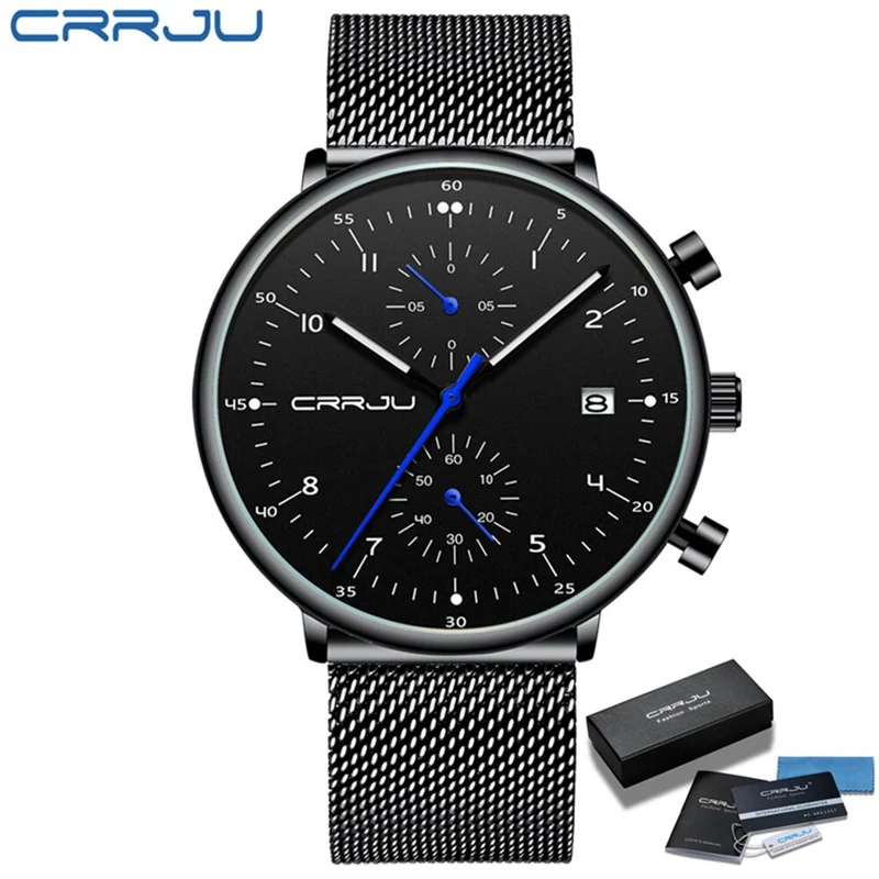 Herren Armbanduhr Silber Edelstahl Fashion Luxus Military Business Uhr