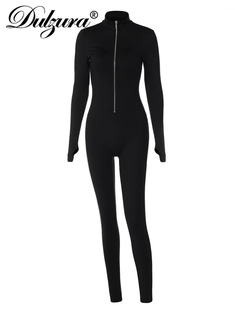 Damen Bodycon Overall Jumpsuit Streetwear Fitness-Strampler Playsuit