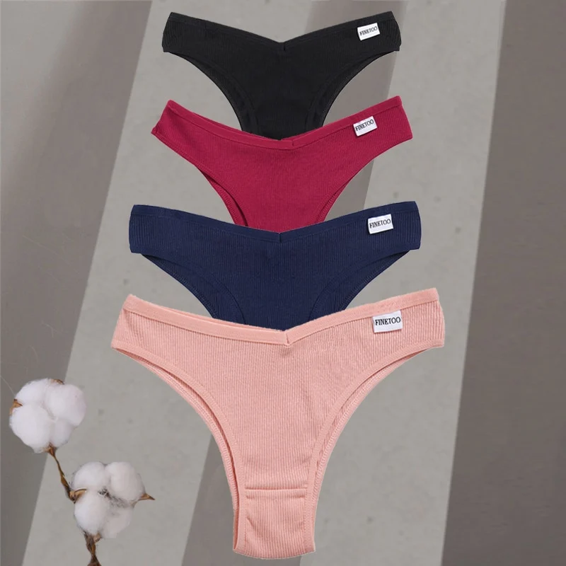 4Stk Frauen Spitze Tanga String Höschen Sexy Schlüpfer Slip Dessous Unterwäsche