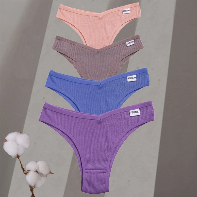 4Stk Frauen Spitze Tanga String Höschen Sexy Schlüpfer Slip Dessous Unterwäsche