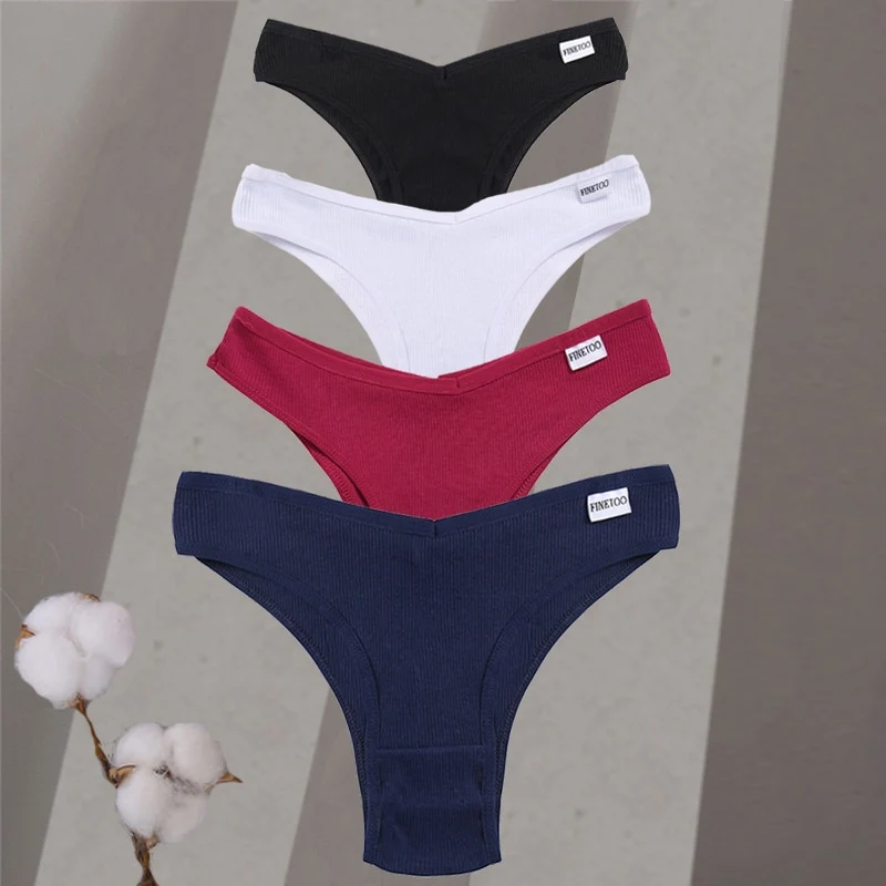 4Stk Frauen Spitze Tanga String Höschen Sexy Schlüpfer Slip Dessous Unterwäsche