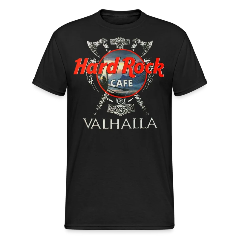 Herren Fashion Valhalla 3D T-Shirt Rundhals Unisex Sommer Streetwear