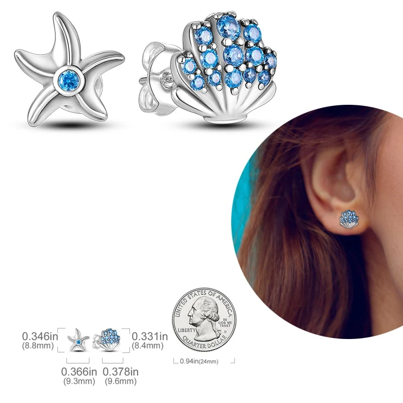 1 Paar Creolen aus 925 sterling Silber Ohrringe Ohrschmuck Zirkonia Ohrstecker