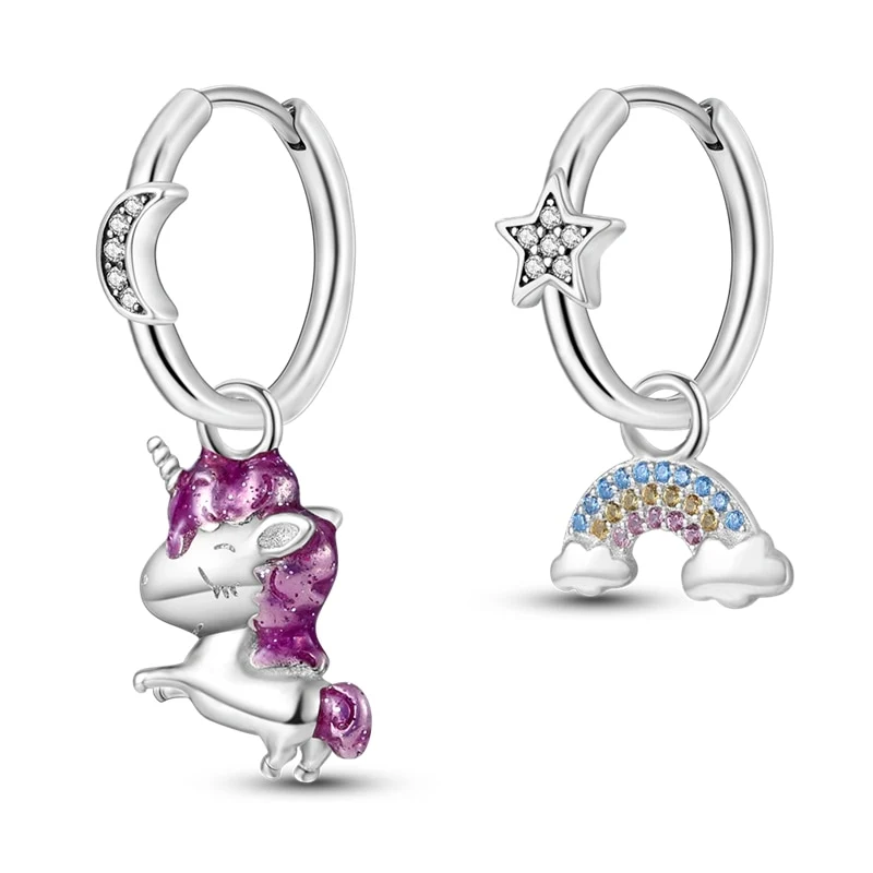 1 Paar Creolen aus 925 sterling Silber Ohrringe Ohrschmuck Zirkonia Ohrstecker