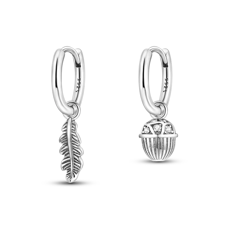 1 Paar Creolen aus 925 sterling Silber Ohrringe Ohrschmuck Zirkonia Ohrstecker