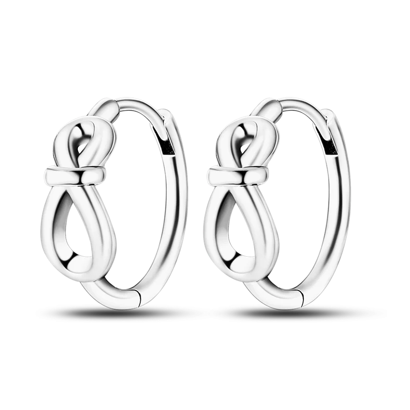 1 Paar Creolen aus 925 sterling Silber Ohrringe Ohrschmuck Zirkonia Ohrstecker