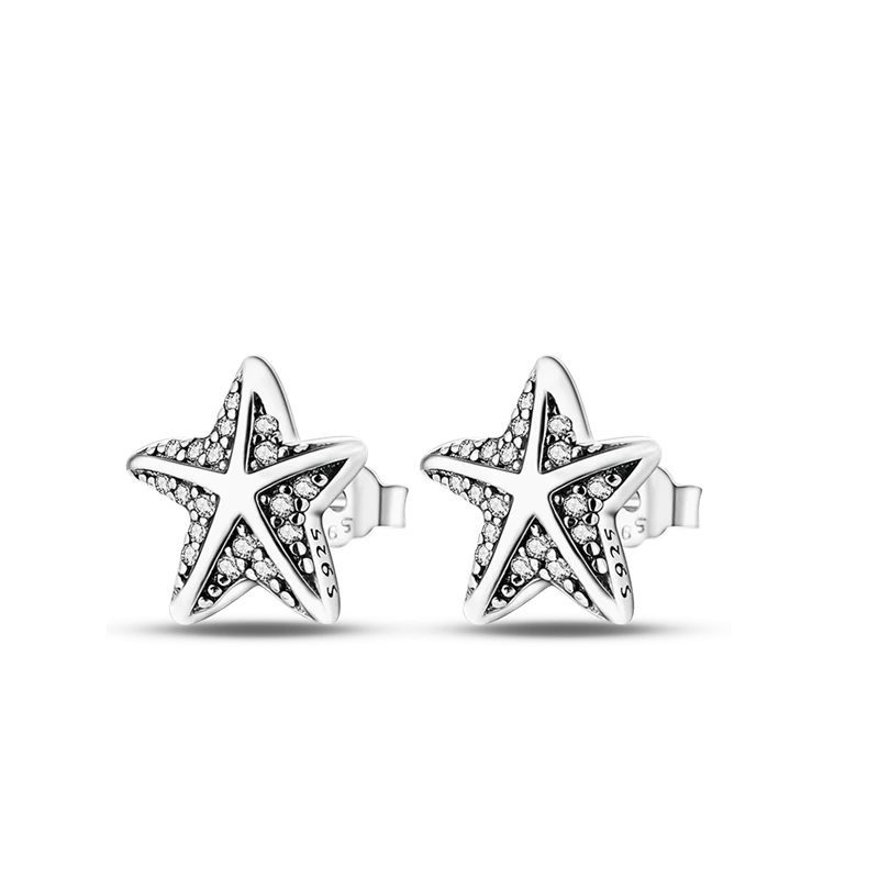1 Paar Creolen aus 925 sterling Silber Ohrringe Ohrschmuck Zirkonia Ohrstecker
