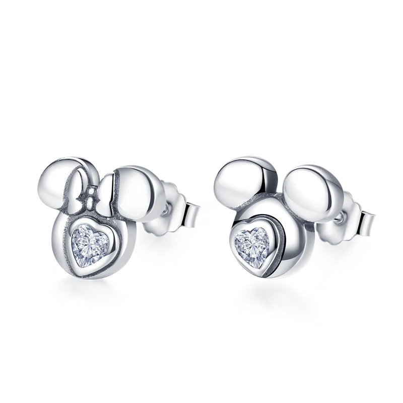 1 Paar Creolen aus 925 sterling Silber Ohrringe Ohrschmuck Zirkonia Ohrstecker