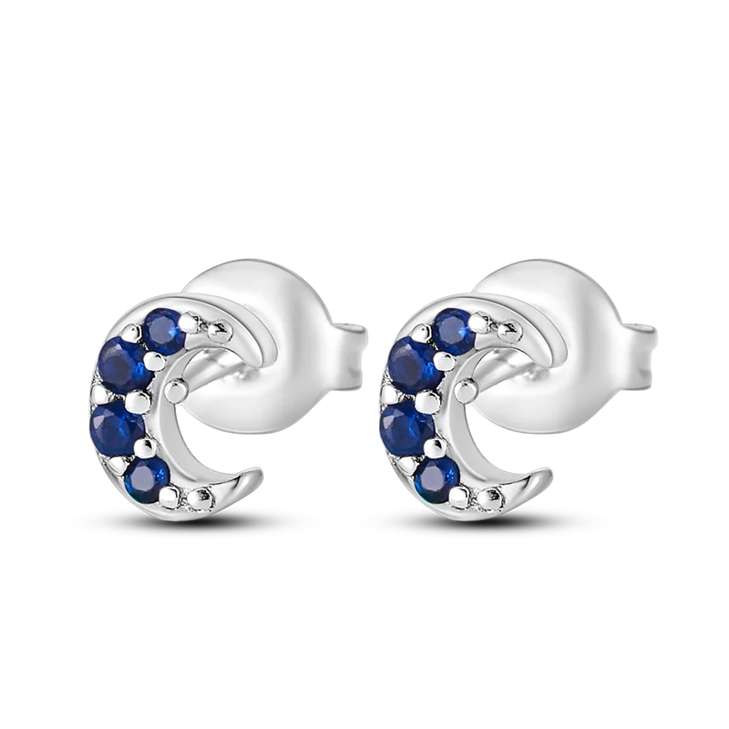 1 Paar Creolen aus 925 sterling Silber Ohrringe Ohrschmuck Zirkonia Ohrstecker