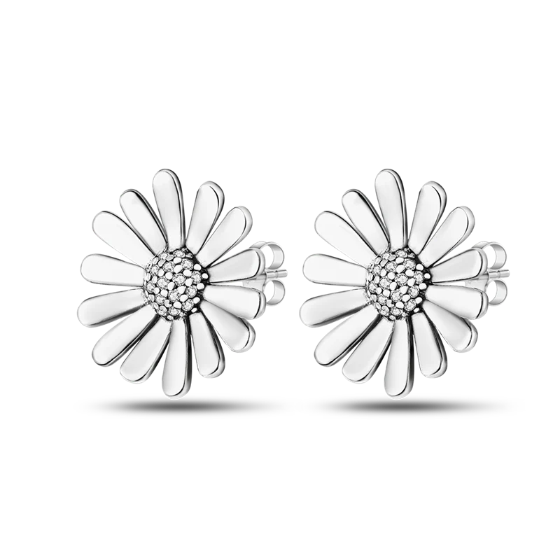1 Paar Creolen aus 925 sterling Silber Ohrringe Ohrschmuck Zirkonia Ohrstecker
