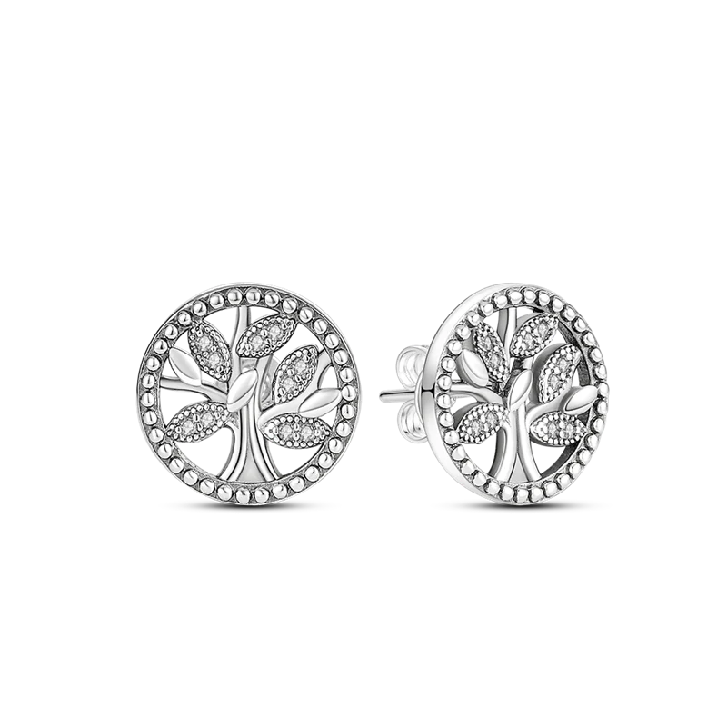 1 Paar Creolen aus 925 sterling Silber Ohrringe Ohrschmuck Zirkonia Ohrstecker