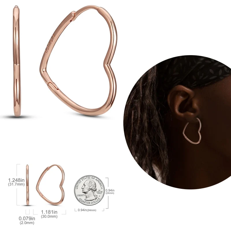 1 Paar Creolen aus 925 sterling Silber Ohrringe Ohrschmuck Zirkonia Ohrstecker