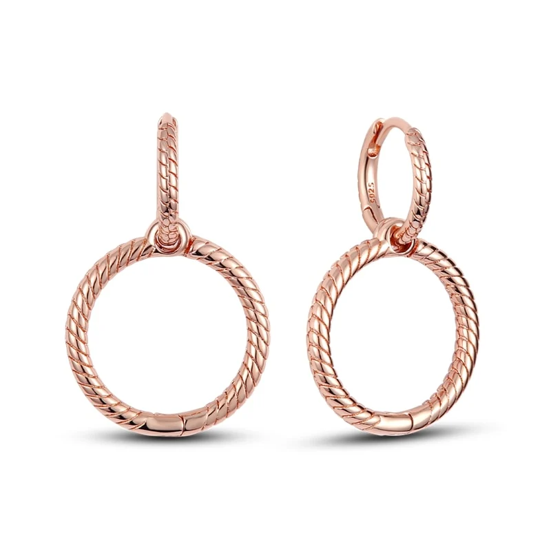 1 Paar Creolen aus 925 sterling Silber Ohrringe Ohrschmuck Zirkonia Ohrstecker