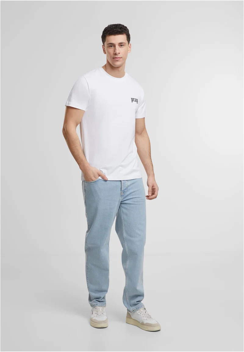 MT Pray Old English Wording EMB Tee