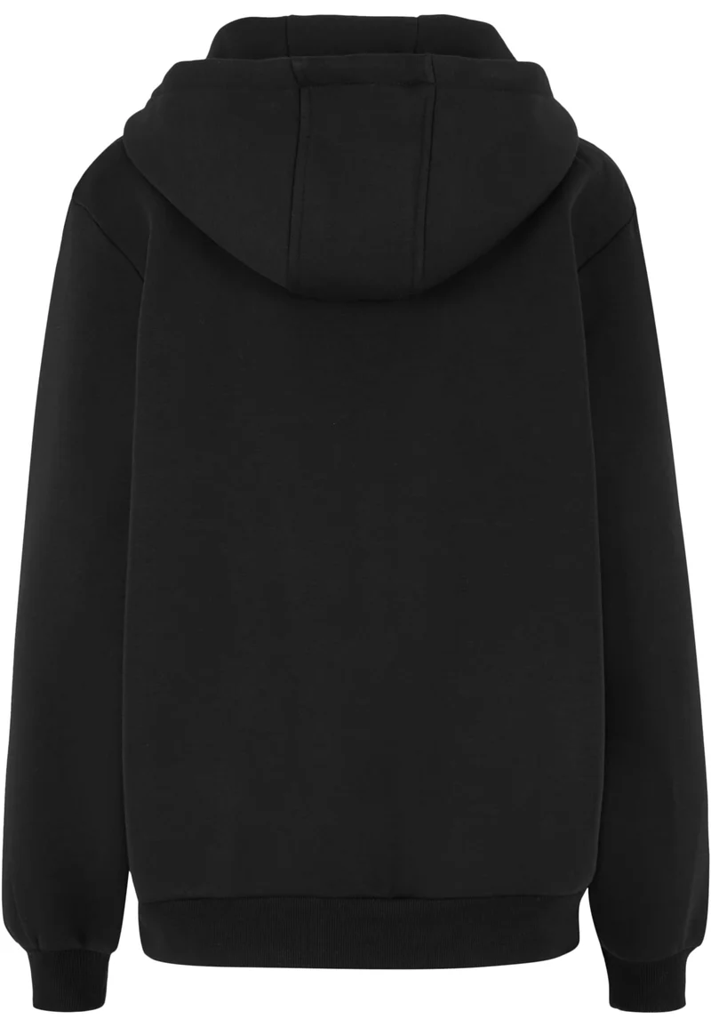 MT Peace Sign EMB Fluffy Zip Hoody