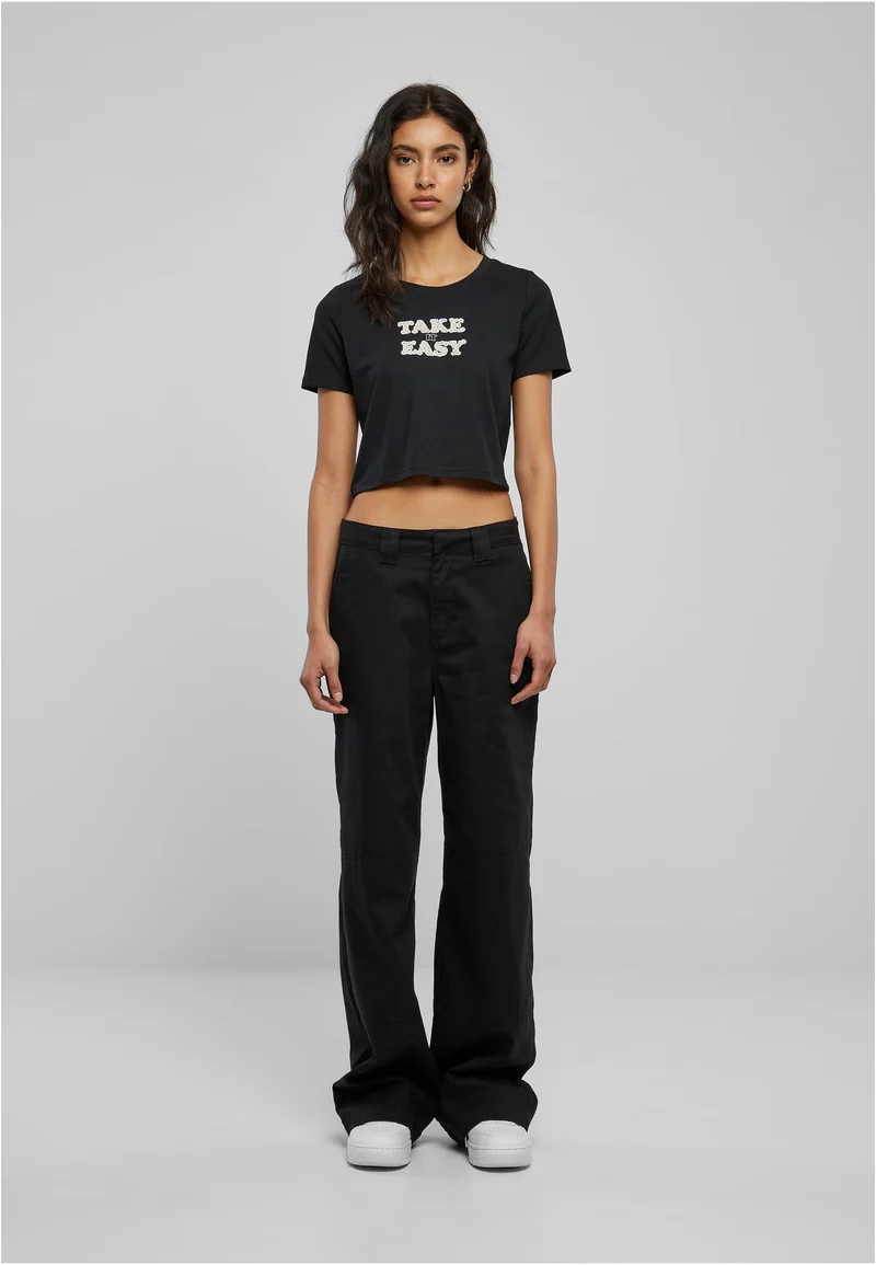 MT Take It Daisy Cropped Tee