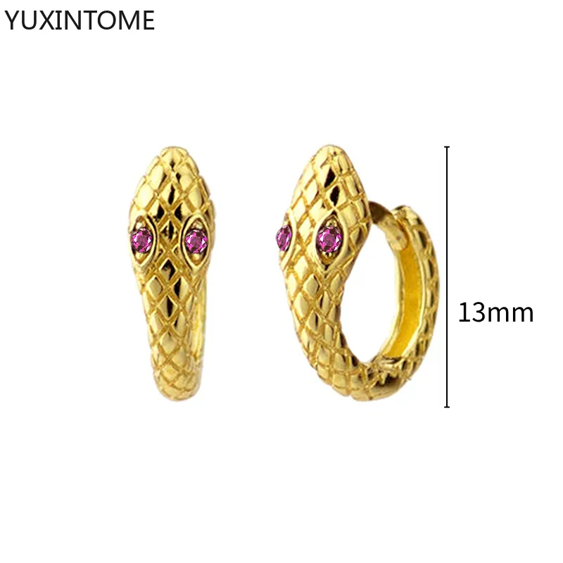 1 Paar Creolen aus 925 sterling Silber Gold Ohrringe Zirkonia Ohrstecker