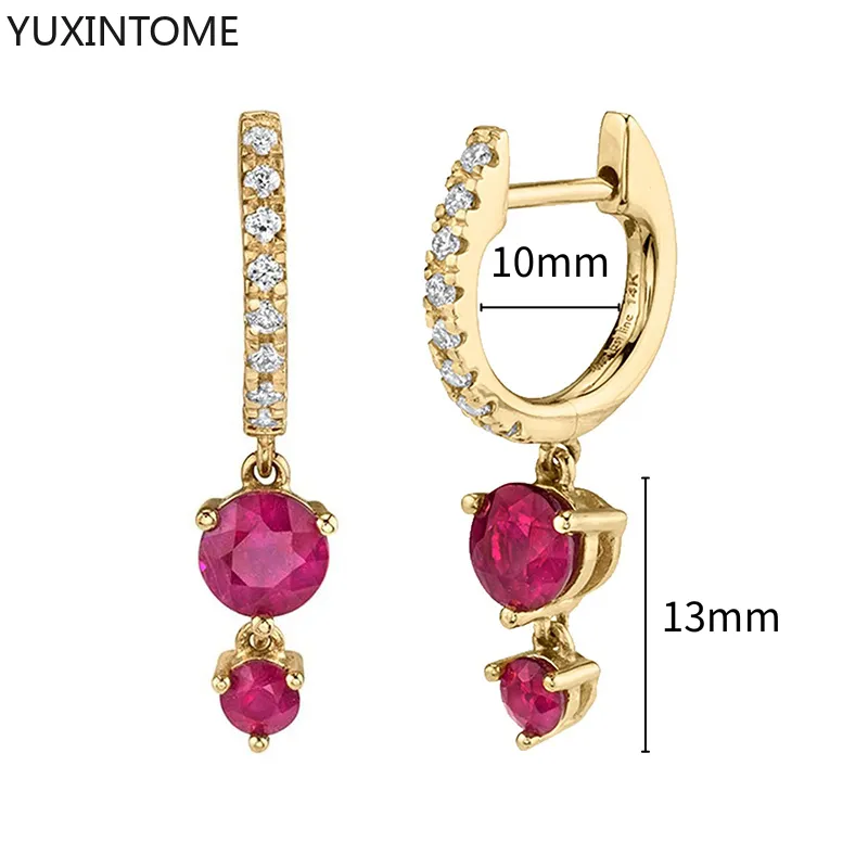 1 Paar Creolen aus 925 sterling Silber Gold Ohrringe Zirkonia Ohrstecker