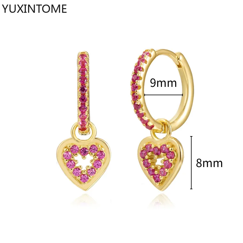 1 Paar Creolen aus 925 sterling Silber Gold Ohrringe Zirkonia Ohrstecker