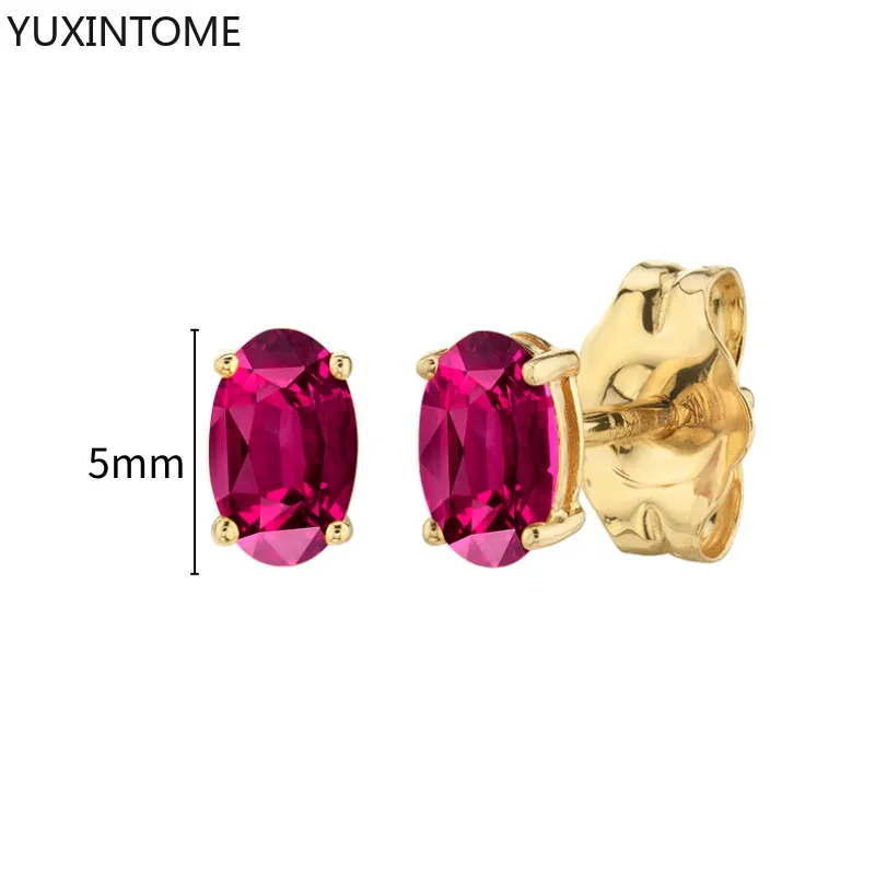 1 Paar Creolen aus 925 sterling Silber Gold Ohrringe Zirkonia Ohrstecker