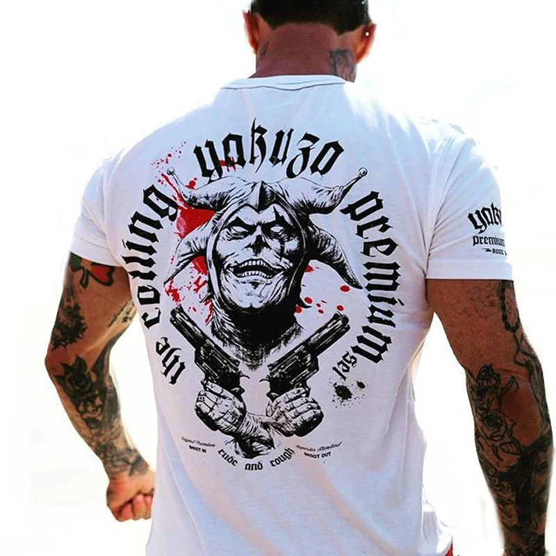Fashion Herren Horror Skull 3D T-Shirt Rundhals Unisex Sommer Streetwear