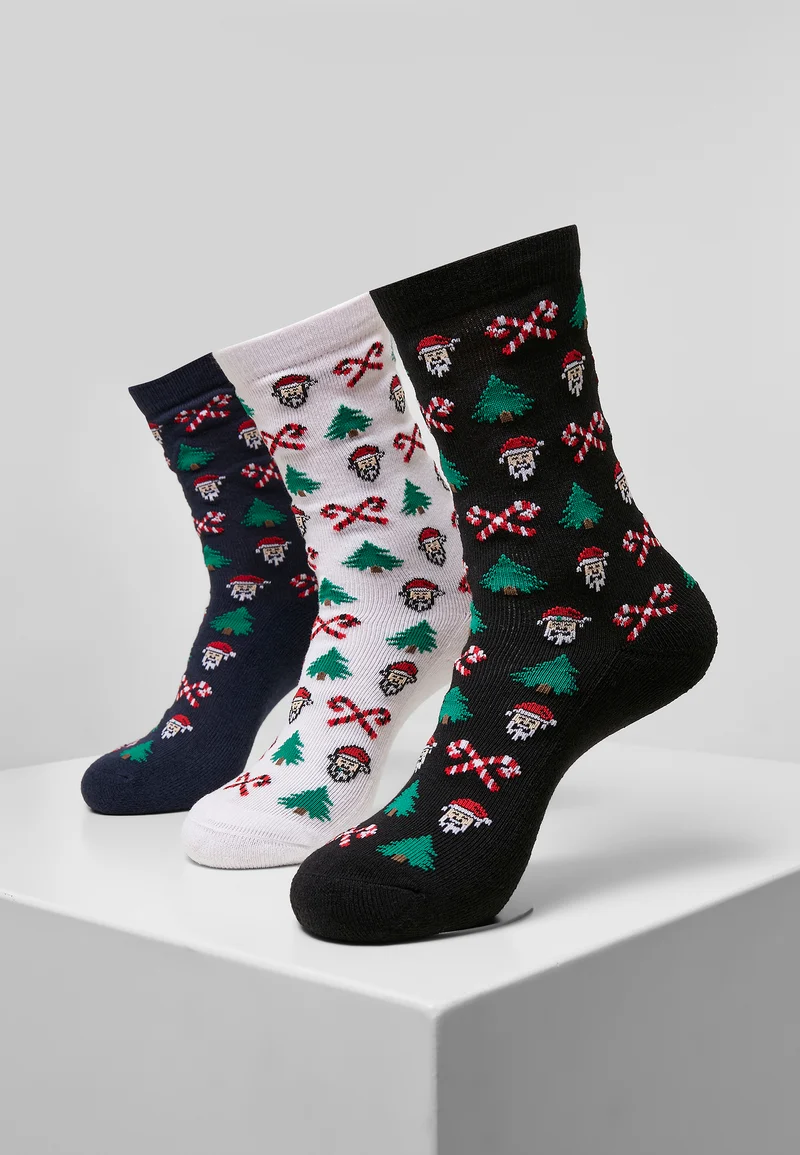 UC Grumpy Santa Christmas Socks 3-Pack