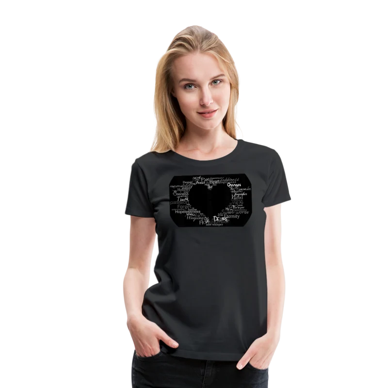 Damen Sommer Top 3D Herz T-Shirt Rundhals Streetwear lockeres Damentop