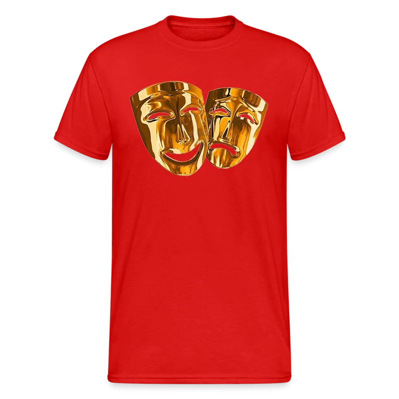 Fashion Herren Maske 3D T-Shirt Rundhals Unisex Men Männer Streetwear