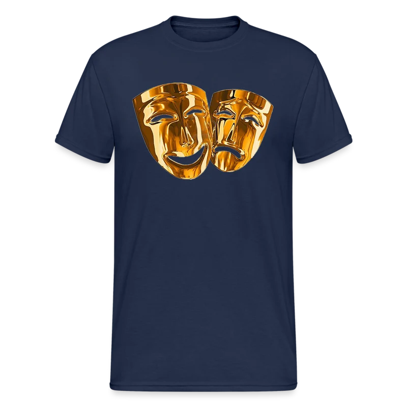 Fashion Herren Maske 3D T-Shirt Rundhals Unisex Men Männer Streetwear