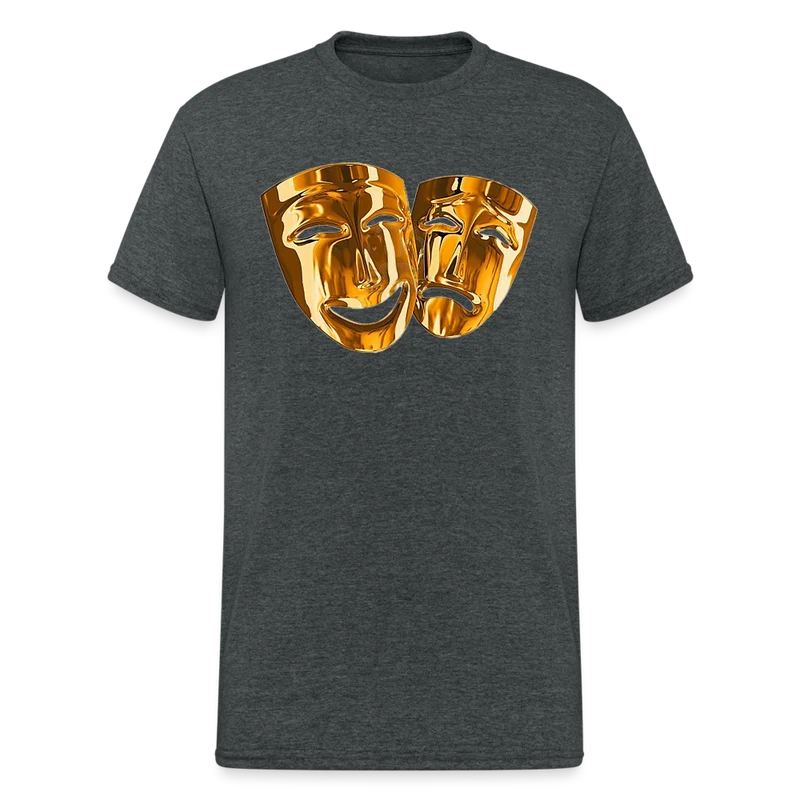 Fashion Herren Maske 3D T-Shirt Rundhals Unisex Men Männer Streetwear