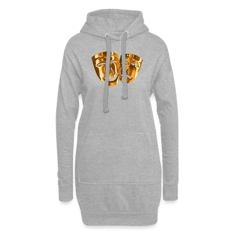 Kapuzenpullover Sweatshirt Pulloverkleid Hoodie Pulli Tunika Damen Sportkleid