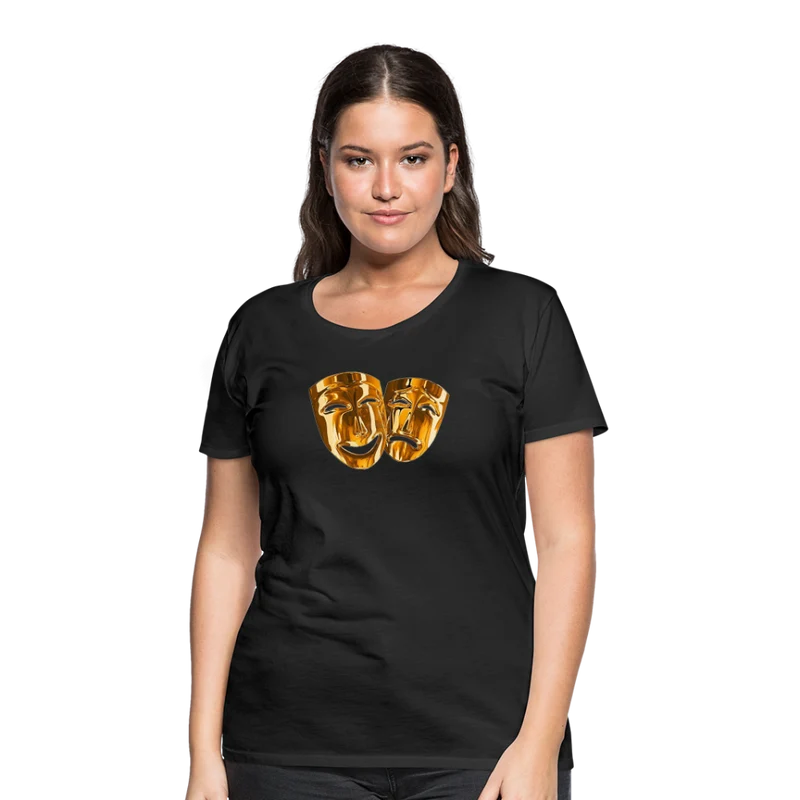 Damen Sommer Top 3D Maske T-Shirt Rundhals Streetwear lockeres Damentop