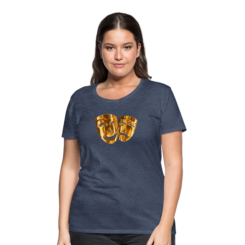 Damen Sommer Top 3D Maske T-Shirt Rundhals Streetwear lockeres Damentop