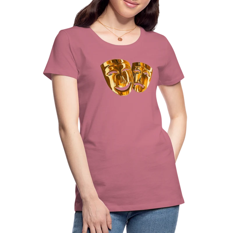 Damen Sommer Top 3D Maske T-Shirt Rundhals Streetwear lockeres Damentop