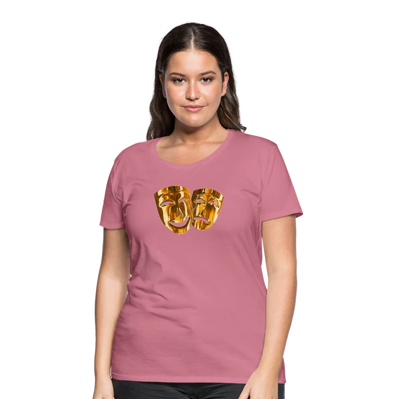 Damen Sommer Top 3D Maske T-Shirt Rundhals Streetwear lockeres Damentop