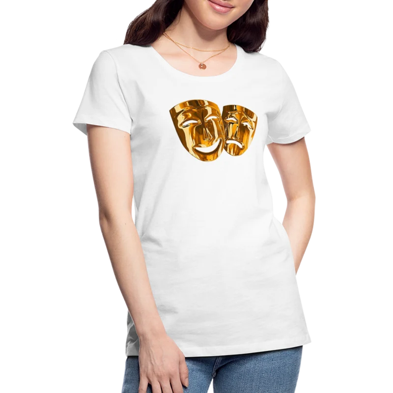 Damen Sommer Top 3D Maske T-Shirt Rundhals Streetwear lockeres Damentop