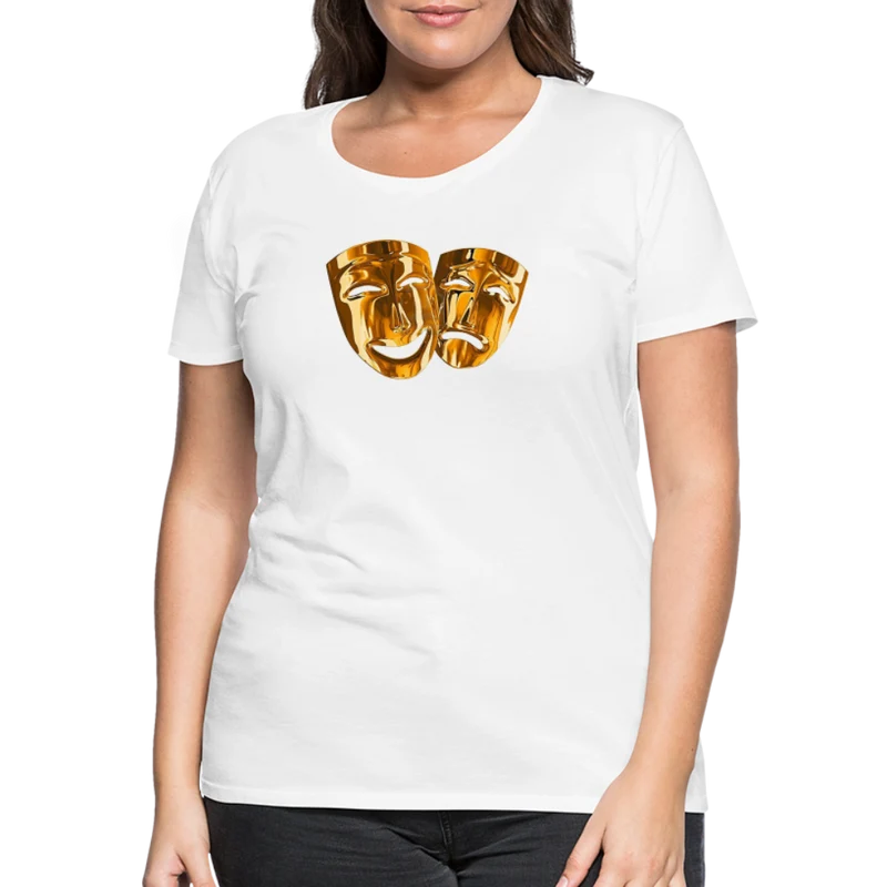 Damen Sommer Top 3D Maske T-Shirt Rundhals Streetwear lockeres Damentop