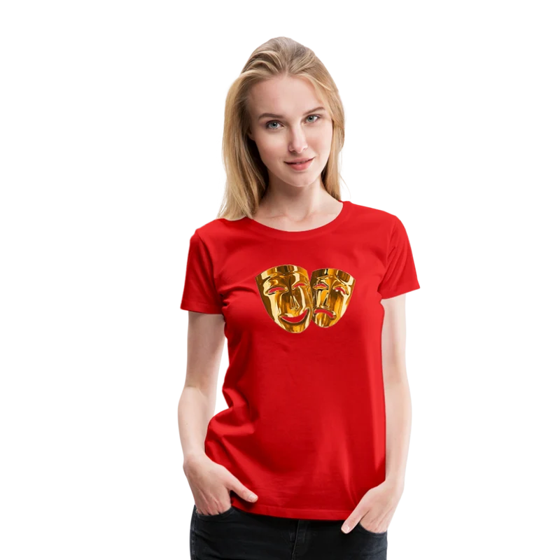 Damen Sommer Top 3D Maske T-Shirt Rundhals Streetwear lockeres Damentop