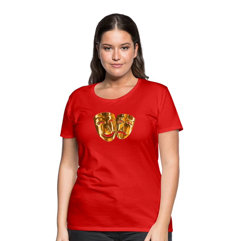 Damen Sommer Top 3D Maske T-Shirt Rundhals Streetwear lockeres Damentop