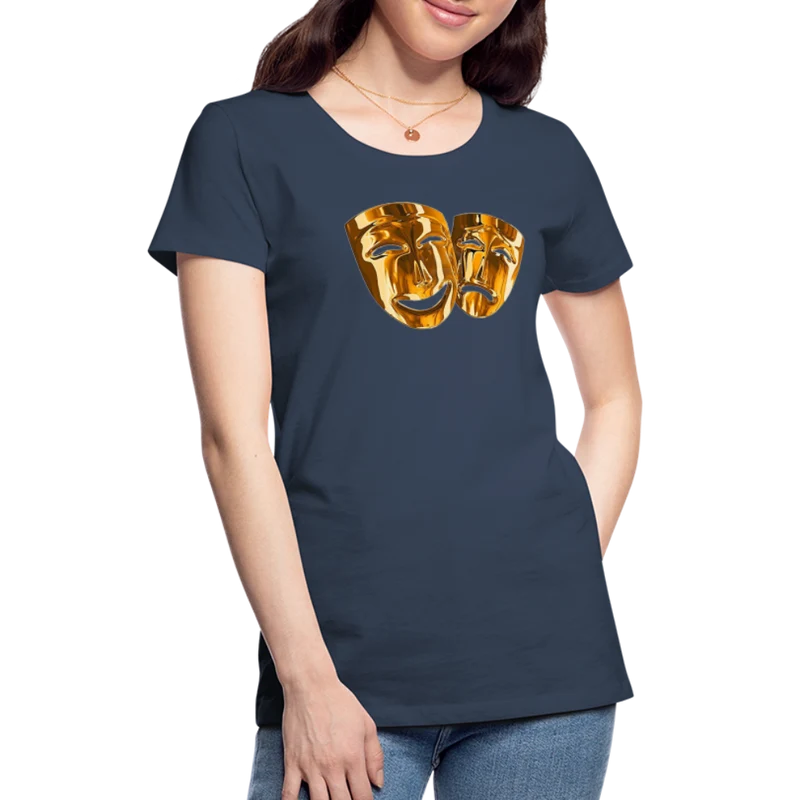Damen Sommer Top 3D Maske T-Shirt Rundhals Streetwear lockeres Damentop