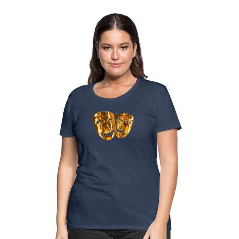 Damen Sommer Top 3D Maske T-Shirt Rundhals Streetwear lockeres Damentop
