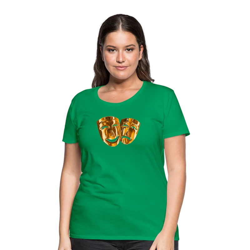 Damen Sommer Top 3D Maske T-Shirt Rundhals Streetwear lockeres Damentop