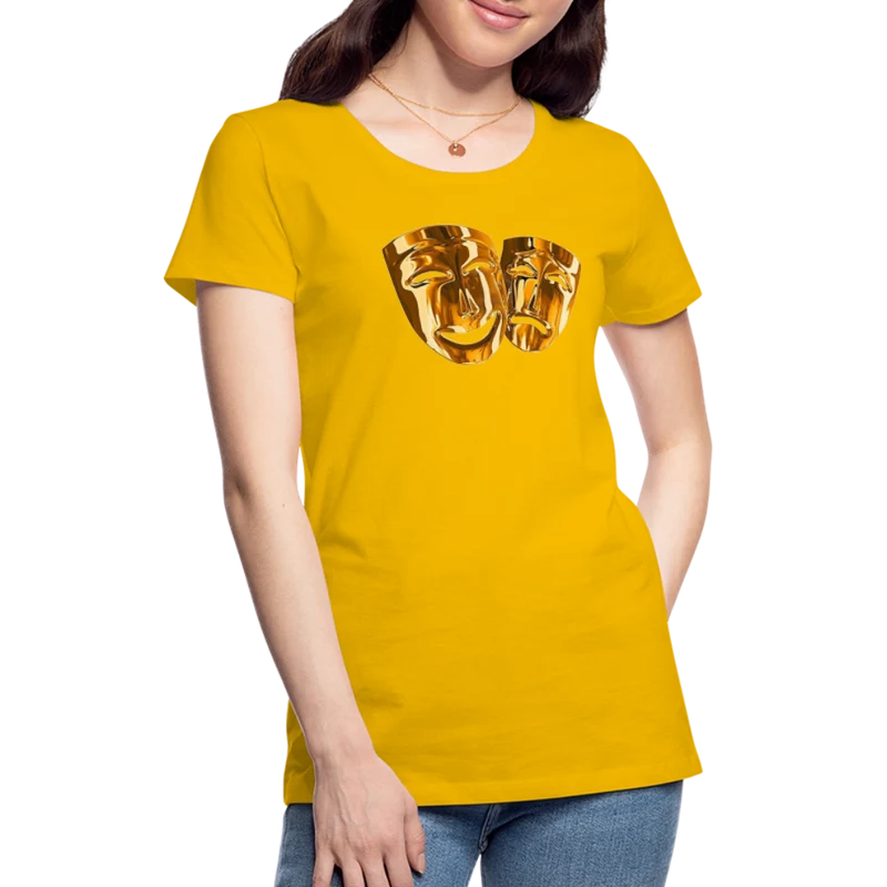 Damen Sommer Top 3D Maske T-Shirt Rundhals Streetwear lockeres Damentop