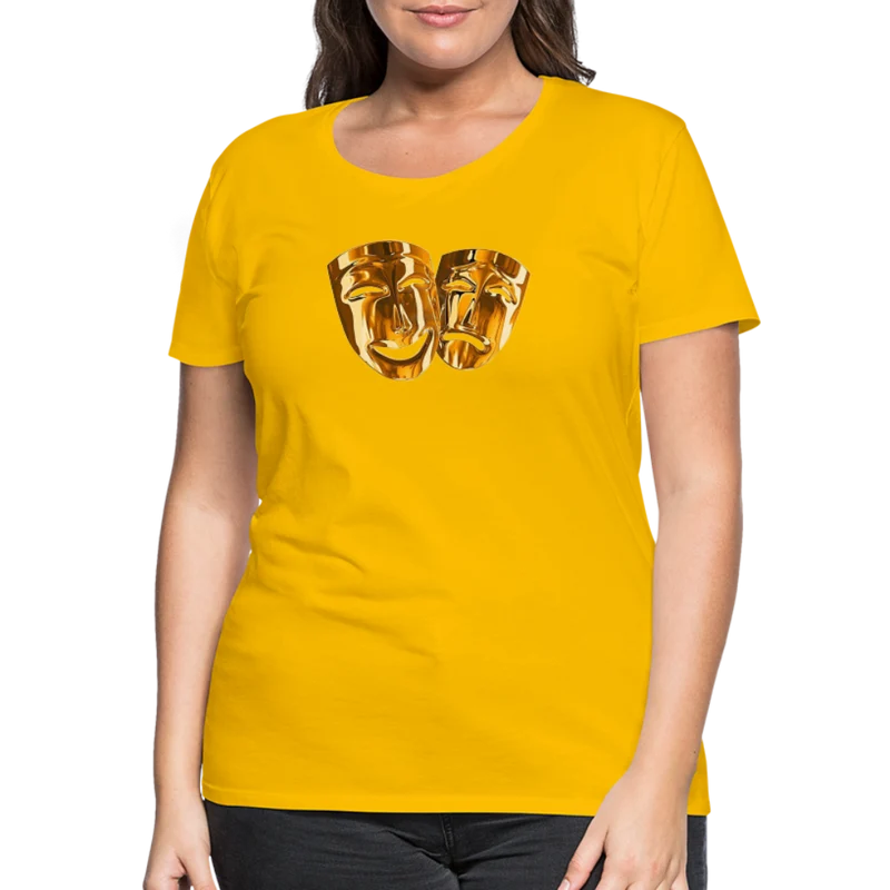 Damen Sommer Top 3D Maske T-Shirt Rundhals Streetwear lockeres Damentop