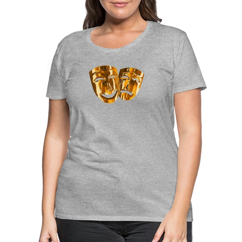 Damen Sommer Top 3D Maske T-Shirt Rundhals Streetwear lockeres Damentop