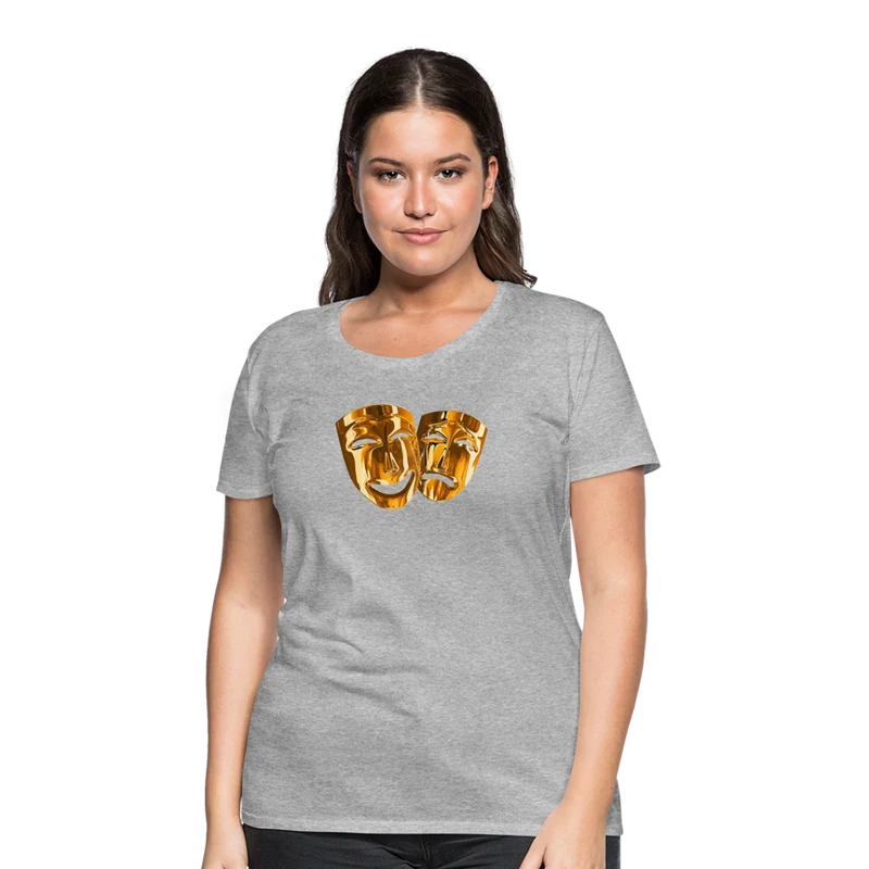 Damen Sommer Top 3D Maske T-Shirt Rundhals Streetwear lockeres Damentop