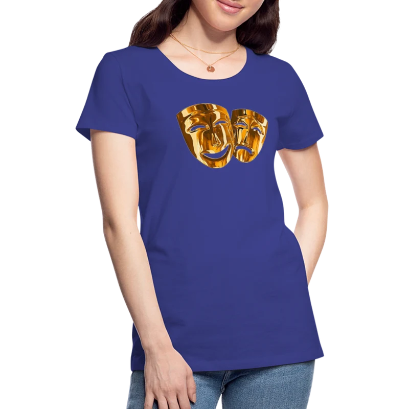 Damen Sommer Top 3D Maske T-Shirt Rundhals Streetwear lockeres Damentop