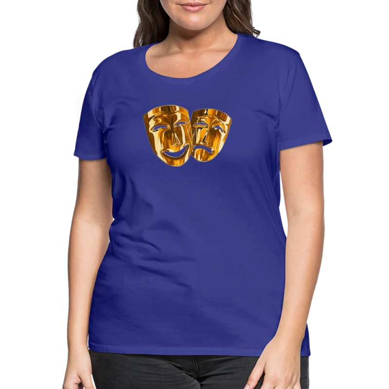 Damen Sommer Top 3D Maske T-Shirt Rundhals Streetwear lockeres Damentop