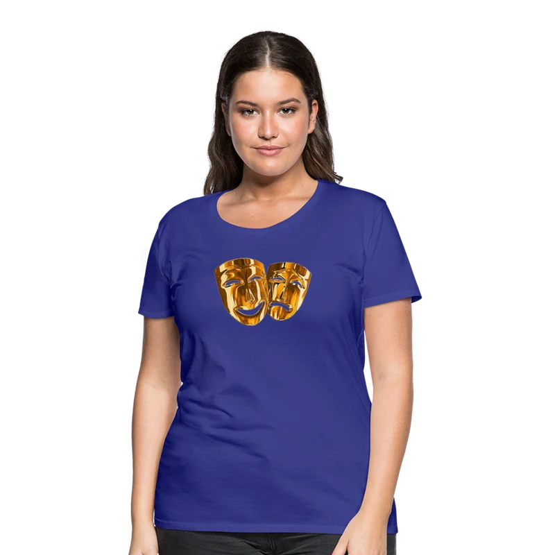 Damen Sommer Top 3D Maske T-Shirt Rundhals Streetwear lockeres Damentop