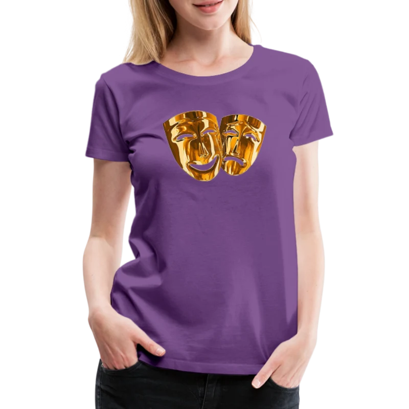 Damen Sommer Top 3D Maske T-Shirt Rundhals Streetwear lockeres Damentop